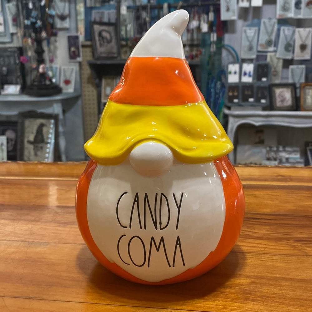 Rae Dunn Candy coma candy corn gnome
